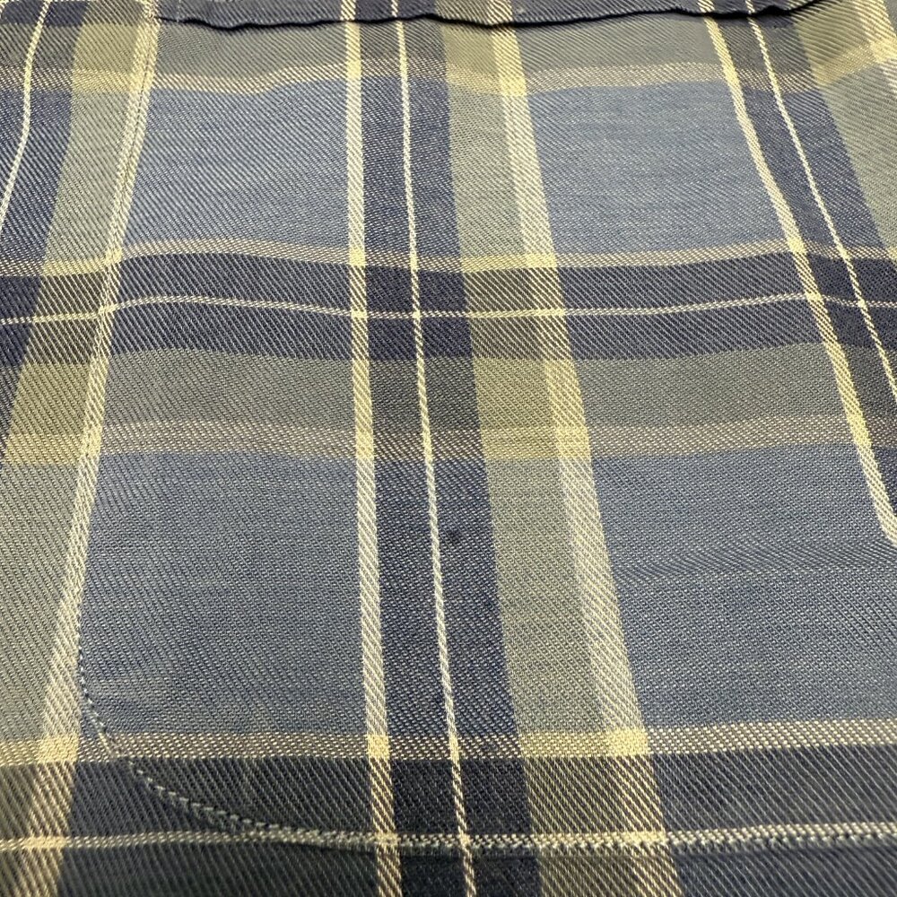 Men's JOHN‎ W. NORDSTROM Blue Italian Fabric Button Down Shirt- Size XXLL (Tall) - Picture 10 of 10